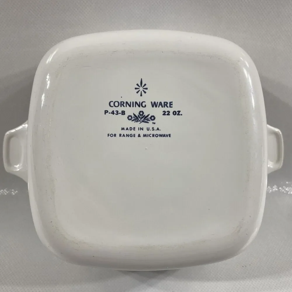 Vintage Corning Ware P-43-B 22 oz Small Casserole Dish